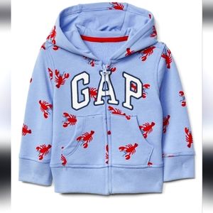 NWOT Gap kids lobster hoodie sz 0-3